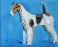 FOX TERRIER by Con Campbell at Ross's Online Art Auctions