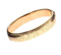 GOLD PLATED BANGLE at Ross's Online Art Auctions