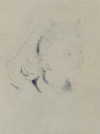 HEAD OF A YOUNG GIRL by Tom Carr HRHA HRUA at Ross's Online Art Auctions