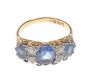 9 CT GOLD SAPPHIRE & DIAMOND RING at Ross's Online Art Auctions