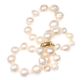 GRADUATED STRING OF LARGE FRESHWATER PEARLS WITH AN 18 CT GOLD CLASP at Ross's Online Art Auctions