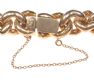 15 CT ROSE GOLD SHAPED CURBLINK BRACELET at Ross's Online Art Auctions