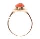 14 CT GOLD CARVED CORAL RING at Ross's Online Art Auctions