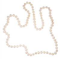 LONG STRING OF FRESHWATER PEARLS at Ross's Online Art Auctions