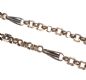 9 CT GOLD FANCY LINK CHAIN WITH T BAR at Ross's Online Art Auctions