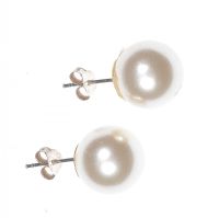 PAIR OF SIMULATED PEARL EARRINGS at Ross's Online Art Auctions