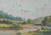 MEETING OF THE WATERS, THE VALE OF AVOCA, WICKLOW by George Trevor at Ross's Online Art Auctions