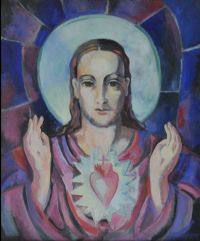 THE SACRED HEART by Father Jack P. Hanlon RHA at Ross's Online Art Auctions