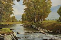 THE RIVER DUN by Andrew Hill at Ross's Online Art Auctions