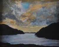 EVENING, KILLARY HARBOUR by Stanley Vennard at Ross's Online Art Auctions