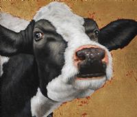 GOLDEN COW by Paul Bell at Ross's Online Art Auctions