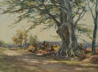 THE MIGHTY ELM by Wycliffe Egginton RI RCA at Ross's Online Art Auctions