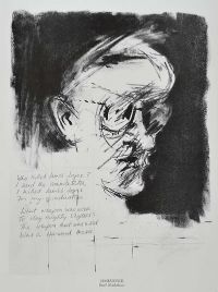 JAMES JOYCE by Basil Blackshaw HRHA HRUA at Ross's Online Art Auctions