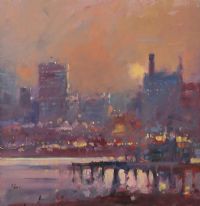 SUNSET CITY by S. Shaw at Ross's Online Art Auctions