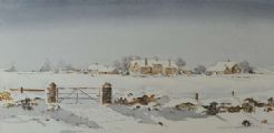 CRAIGANTLET IN WINTER by Tom Kerr at Ross's Online Art Auctions
