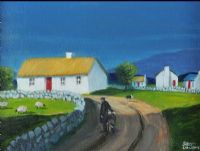 THE OLD HOMESTEAD by Sean Loughrey at Ross's Online Art Auctions