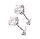 PAIR OF 18 CT WHITE GOLD DIAMOND STUD EARRINGS at Ross's Online Art Auctions