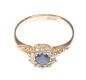 VICTORIAN 18 CT GOLD SAPPHIRE & DIAMOND RING at Ross's Online Art Auctions