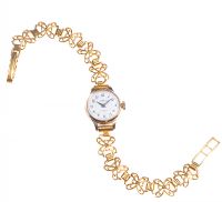 LADY'S RUSSIAN GOLD PLATED WRIST WATCH at Ross's Online Art Auctions