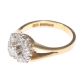 18 CT GOLD DIAMOND CLUSTER RING at Ross's Online Art Auctions