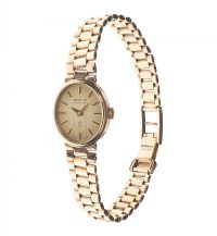 LADY'S 9 CT GOLD MARVIN REVUE WRIST WATCH at Ross's Online Art Auctions