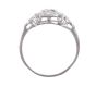 18 CT WHITE GOLD ART DECO STYLE DIAMOND RING at Ross's Online Art Auctions