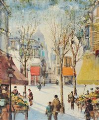 THE LATIN QUARTER by Jorge Aguilar at Ross's Online Art Auctions