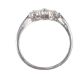 18 CT GOLD THREE STONE DIAMOND RING at Ross's Online Art Auctions