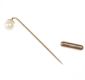9 CT GOLD CULTURED PEARL STICK PIN at Ross's Online Art Auctions