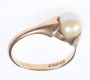 9 CT GOLD CULTURED PEARL RING at Ross's Online Art Auctions