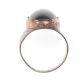 GENT'S 9 CT ROSE GOLD RED STONE RING at Ross's Online Art Auctions