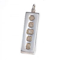 LARGE SILVER INGOT at Ross's Online Art Auctions