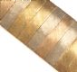 18 CT GOLD TRI-COLOURED FLAT BAR LINK BRACELET at Ross's Online Art Auctions