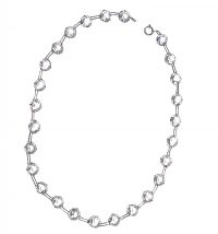 SILVER COSTUME NECKLACE at Ross's Online Art Auctions