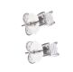 PAIR OF 18 CT WHITE GOLD DIAMOND STUD EARRINGS at Ross's Online Art Auctions