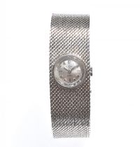 LADY'S SILVER CLIPER WRIST WATCH WITH MESH STRAP at Ross's Online Art Auctions