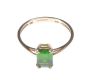 9 CT GOLD EMERALD GREEN RING at Ross's Online Art Auctions