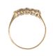 18 CT PIERCED GOLD & DIAMOND RING at Ross's Online Art Auctions