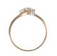 9 CT GOLD & DIAMOND TWIST RING at Ross's Online Art Auctions