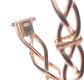 9 CT ROSE GOLD INTERLACED BANGLE at Ross's Online Art Auctions