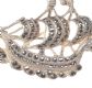 SILVER & MARCASITE BROOCH at Ross's Online Art Auctions