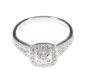 18 CT WHITE GOLD & DIAMOND RING at Ross's Online Art Auctions
