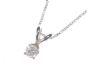 TIFFANY 9 CT WHITE GOLD DIAMOND PENDANT & CHAIN at Ross's Online Art Auctions