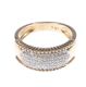 9 CT GOLD DIAMOND BOMBE SHAPED RING at Ross's Online Art Auctions