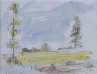 SUMMER LANDSCAPE by Maurice Canning Wilks ARHA RUA at Ross's Online Art Auctions