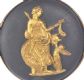 9 CT GOLD WEDGWOOD BROOCH at Ross's Online Art Auctions