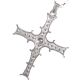 SILVER CROSS AND CHAIN at Ross's Online Art Auctions