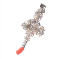 SILVER AND CORAL RATTLE 1837 MAKER GEORGE UNITE at Ross's Online Art Auctions