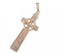 9 CT ENGRAVED CELTIC CROSS at Ross's Online Art Auctions