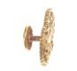 EMBOSSED 9 CT GOLD LAPEL BROOCH at Ross's Online Art Auctions